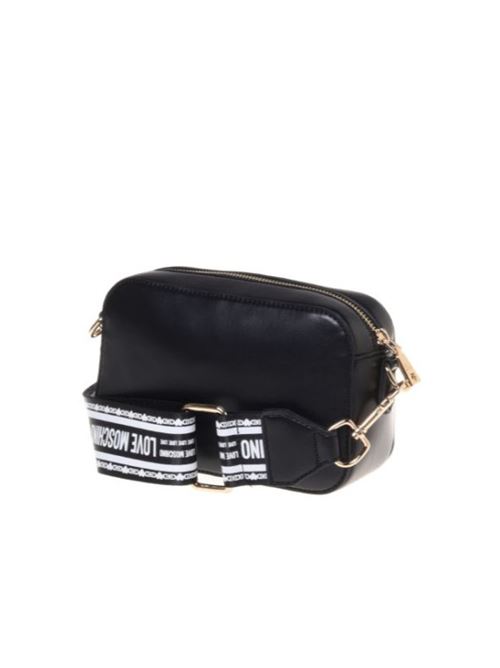 BORSA PU GRS NERO+GALV.NIKEL LOVE MOSCHINO | JC4220PP0MKF0/00B